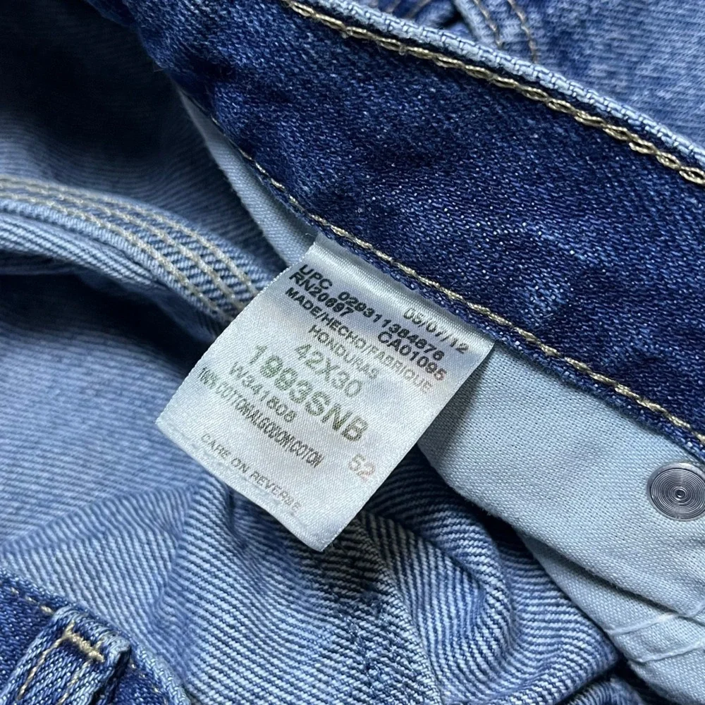 Dickies Carpenter Jeans 42x30 Blue Denim Utility Workwear Pants 2012 1993SNB‎